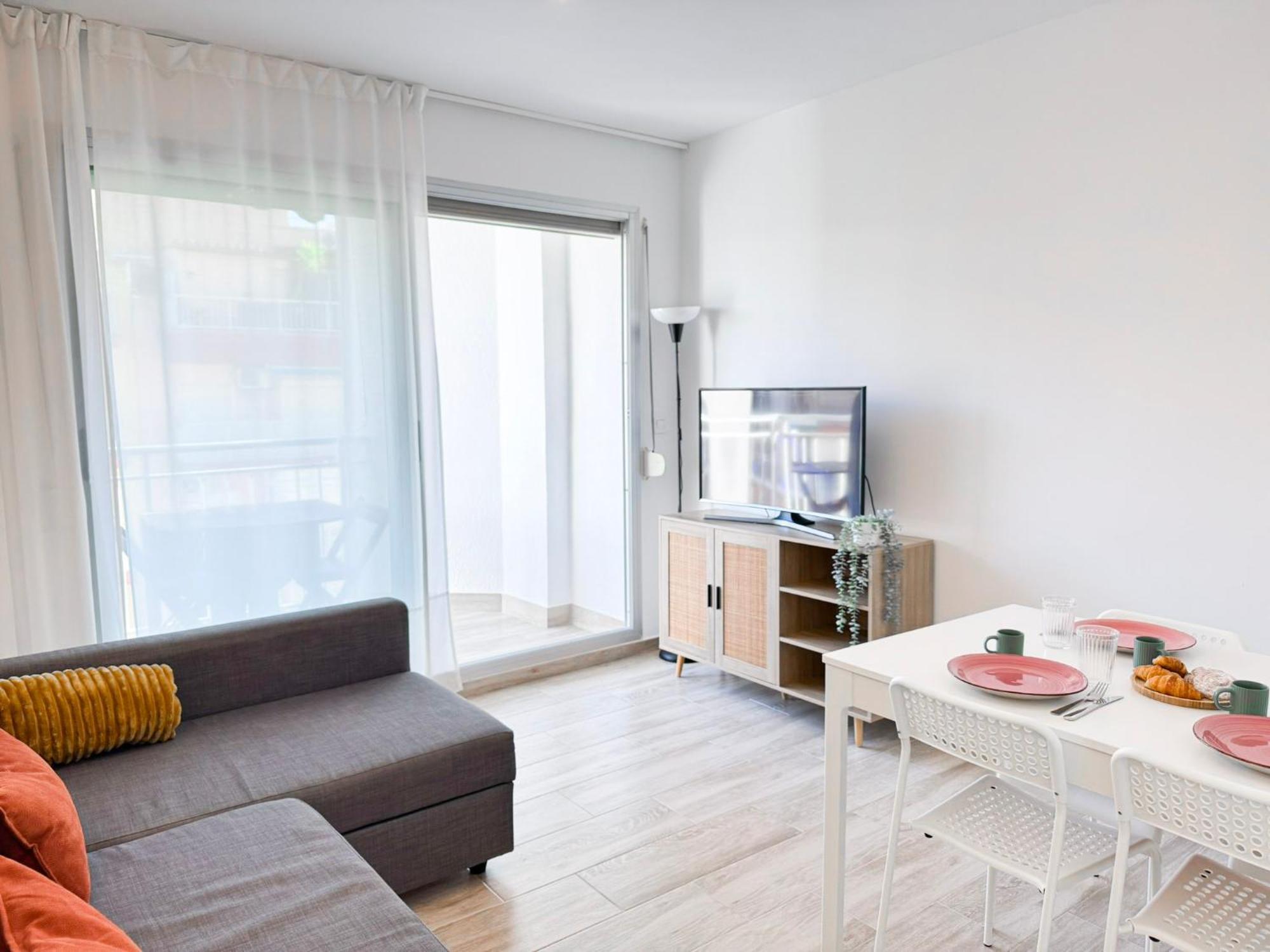 Apartamento Nuevo, A 60 Metros De La Playa Y Con Vistas Laterales Al Mar Cullera Exterior foto